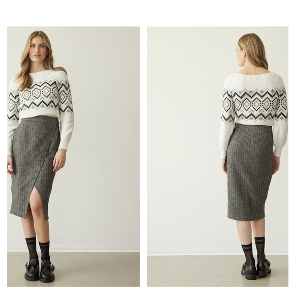 Wrap Midi Skirt - Picture 6 of 6